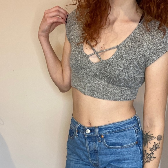 BP crop top, grey, size S - Picture 4 of 10